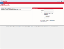 Tablet Screenshot of jira.ingenia.es