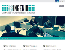 Tablet Screenshot of ingenia.com.ar